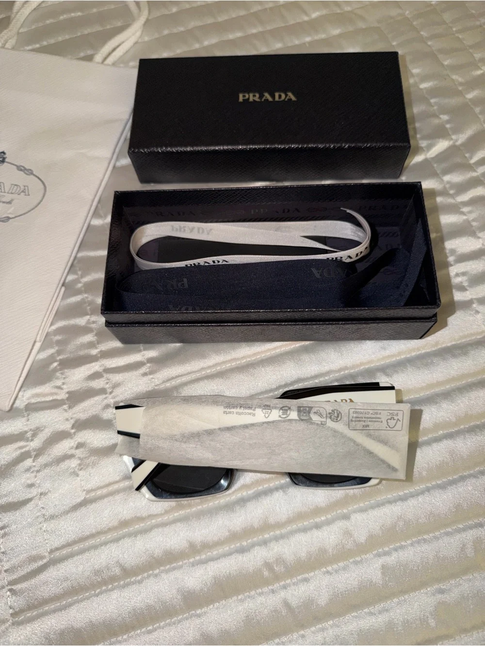 Prada gift box and bag